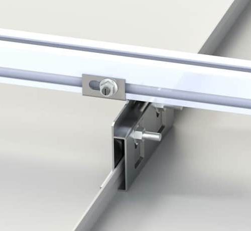 Aurinkopaneelit kiinnitysjärjestelmä