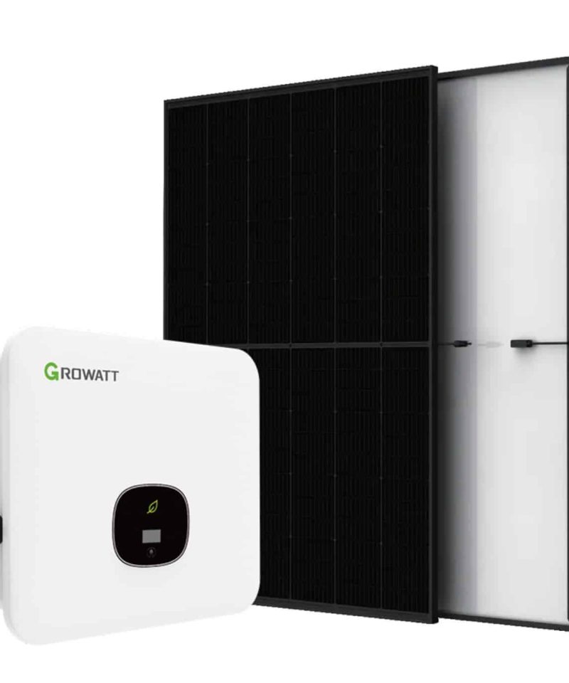 AurinkoWatt 6.8 kWp asennettuna 16 paneelin järjestelmä