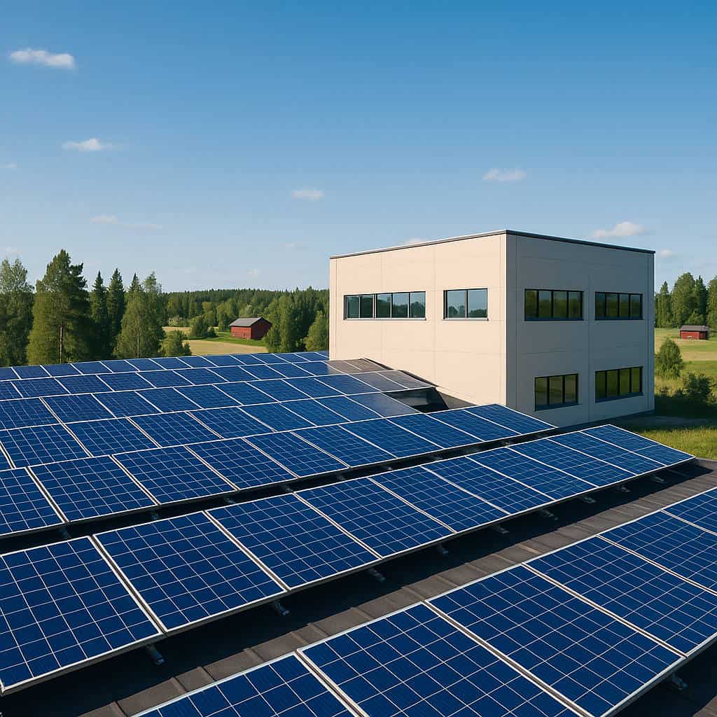 Aurinkopaneelit yritykselle
