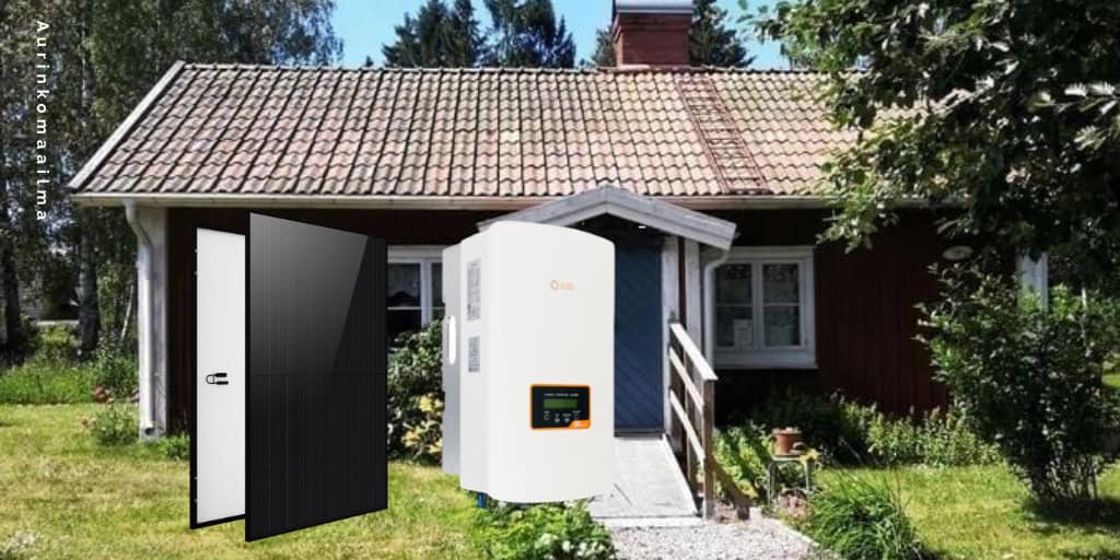 Aurinkoenergia mökkipaketti – Valmis ratkaisu ekologiseen mökkisähköön.