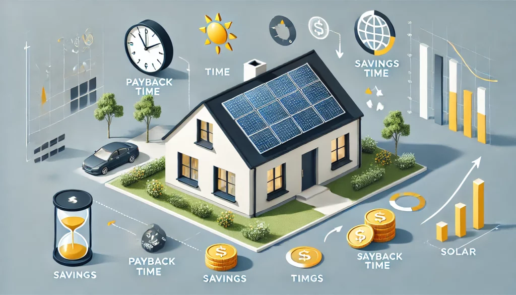 Aurinkopaneelien takaisinmaksuaika omakotitalossa