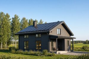 Aurinkopaneelit katolla