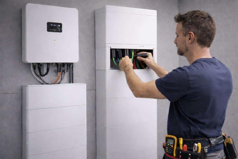 Kotiakun asennus ja huolto